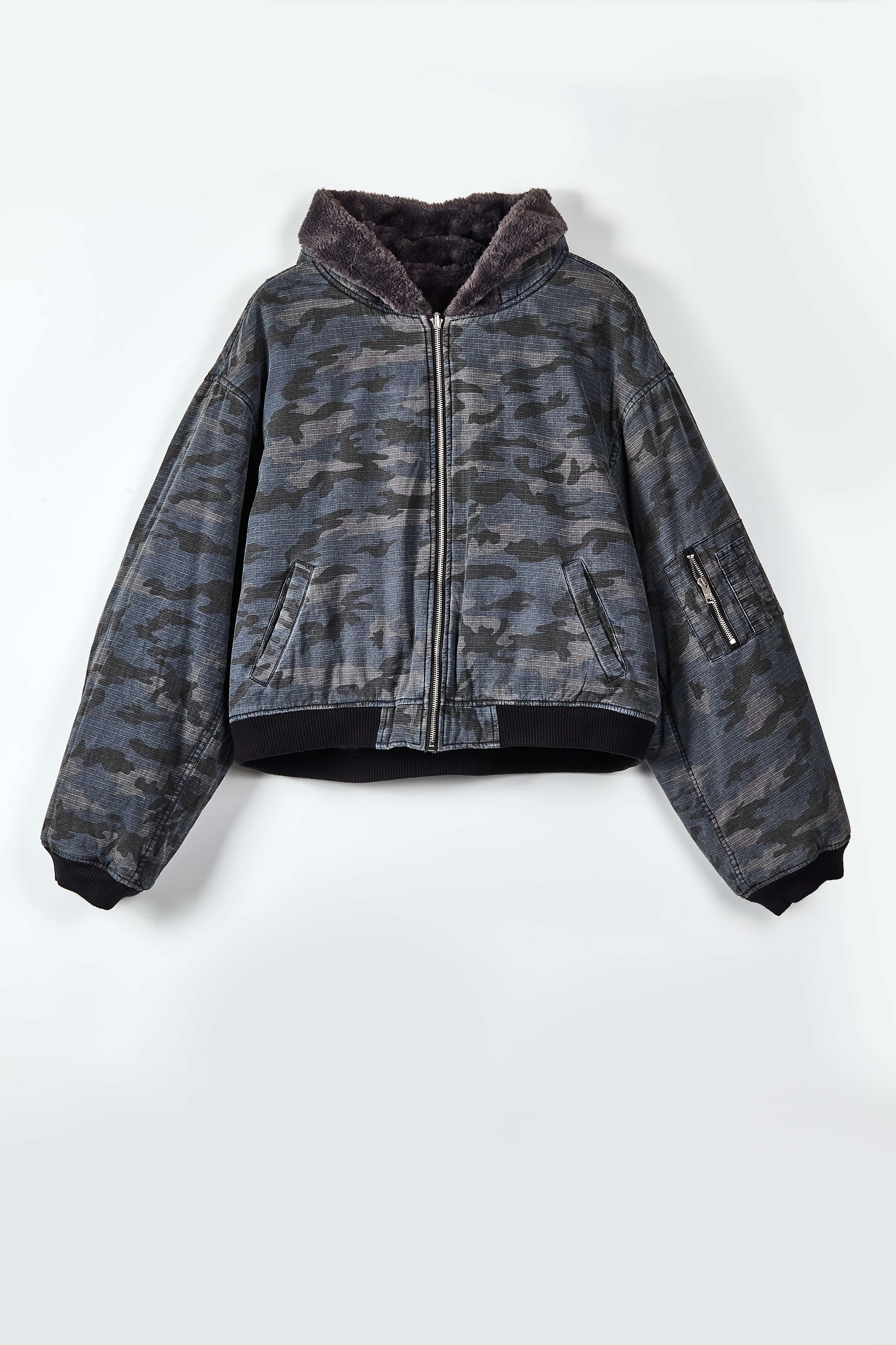 Vintage Washed Faded Canvas Jacket